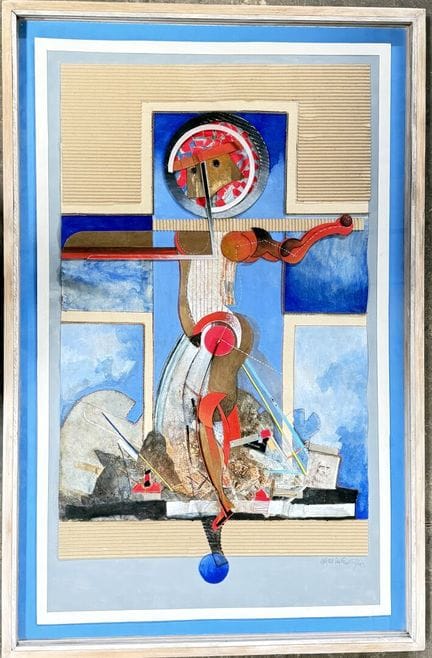 Osvaldo RODRIGUEZ 
"GASPARA"
Mixed media with acry