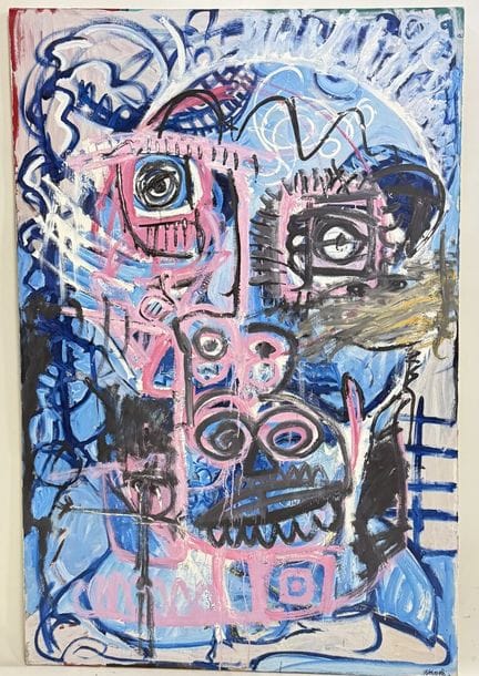 Julien MARINETTI (1967-) 
"Pink Self-Portrait" 
Oi