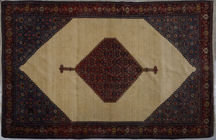 Tapis Senneh (chaine et trame en coton, velours en