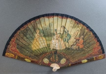 Musique au jardin, France, vers 1900
Éventail de t