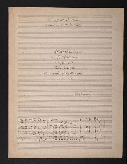 GOUNOD Charles (Paris, 1818 - id., 1893), composit