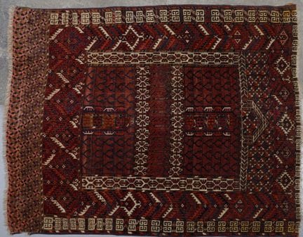 Tapis Hatchlou (chaîne, trame et velours en laine)