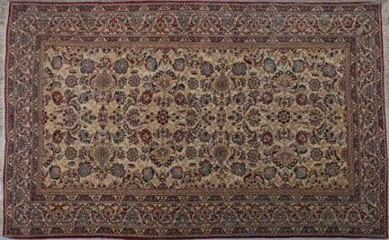 Tapis Nain (chaîne et trame en coton, velours en l