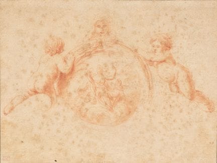 École ITALIENNE du XVIIIe siècle 
Projet décoratif