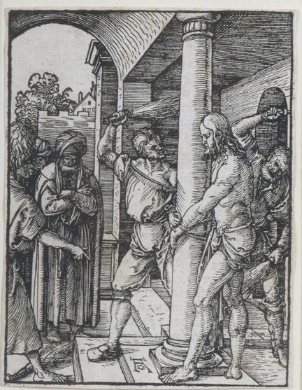 Albrecht DÜRER  (1471 - 1528) 
La Flagellation
Gra