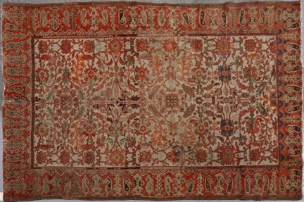 Tapis Melayer (chaîne et trame en coton, velours e