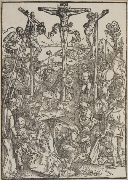 Albrecht DÜRER (1471 - 1528) 
Le calvaire et les t