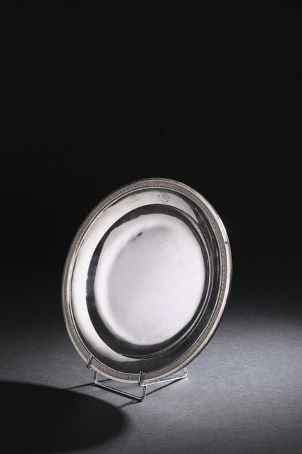 François DIOSNE (act.1842-1859)
Plat rond en argen