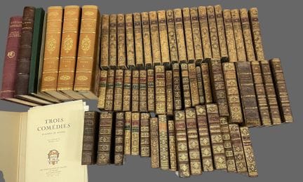 Lot de livres reliés et brochés, XVIIIème et XIXèm