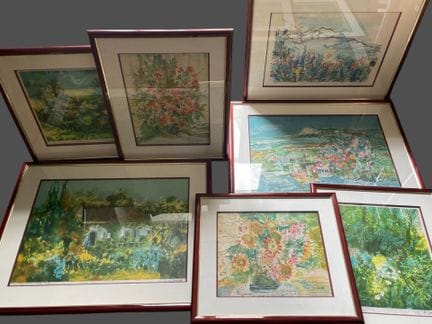 °Monique JOURNOD (1935-2024)
"Un Jardin à Verbier"