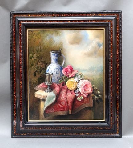 °Pieter WAGEMANS (Né en 1948)
Nature morte au pich