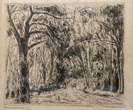 André DUNOYER DE SEGONZAC  (1884-1974)
Le gros chê
