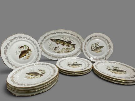 HAVILAND, Limoges
Partie de service comprenant 12 