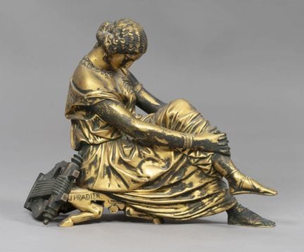 D'après James PRADIER (1790 - 1852)
Sapho assise
E