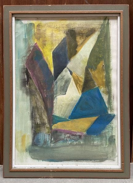 Maddy JOURDAIN (1924-1990) 
Abstraction
Huile sur 