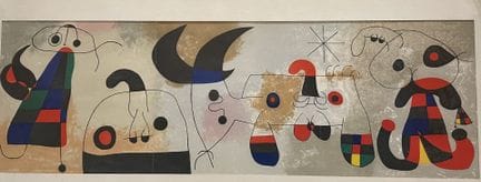 D'après MIRO
Composition
Lithographie
25 x 74 cm
P