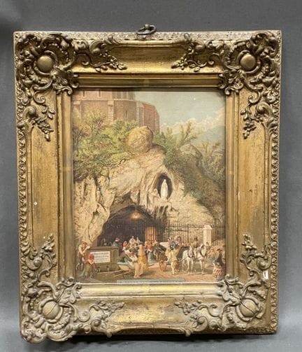 Grotte de Lourdes
Reproduction en couleurs de la f