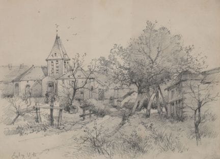 Eugène GALIEN-LALOUE (1854-1941)
Cour de ferme
Min