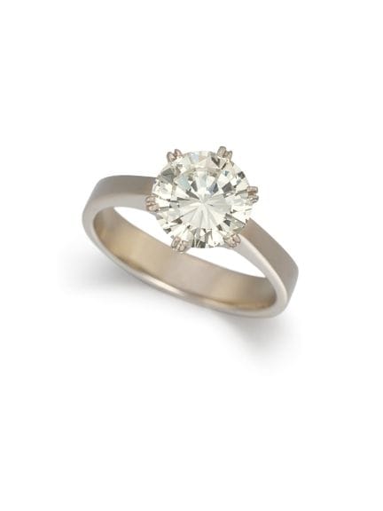 ANELLO SOLITARIO CLASSICO

Materiale: oro bianco 7