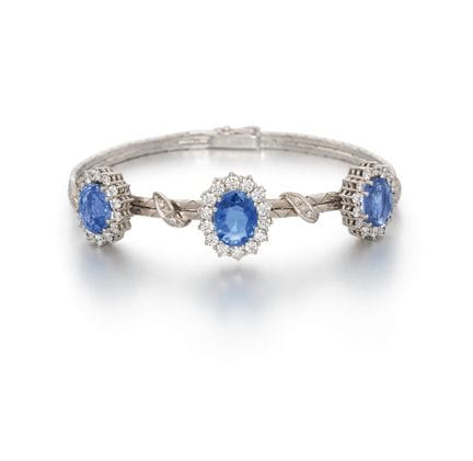 BRACCIALE CON ZAFFIRO E DIAMANTI

Provenienza: pre
