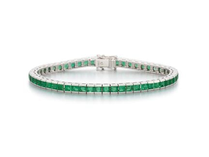 BUCHERER

Titolo: Bracciale Tennis con smeraldi.
P