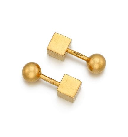 TIFFANY &amp; CO.

Titolo: Gemelli in oro giallo.
