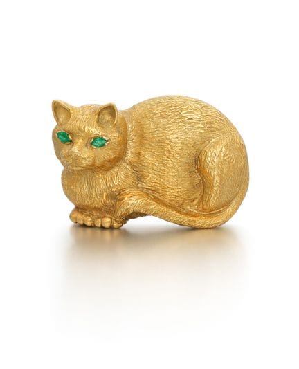 TIFFANY &amp; CO

Titolo: Spilla in oro “Cat”.
Pro