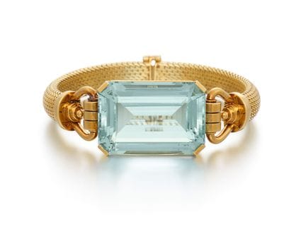 BRACCIALE VINTAGE CON ACQUAMARINA

Provenienza: pr