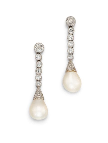 GIOIELLI PER LE ORECCHIE CON PERLE NATURALI DI ACQ