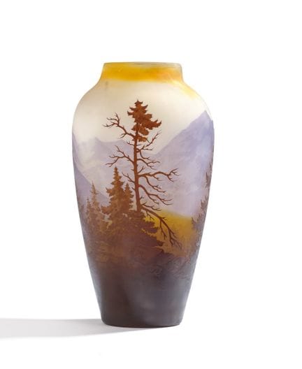 GALLÉ, ÉMILE
Nancy

Titre : Vase en verre « Paysag