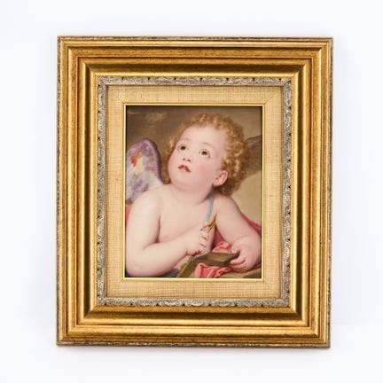 KPM
Berlin

Titre : Peinture sur porcelaine « Cupi