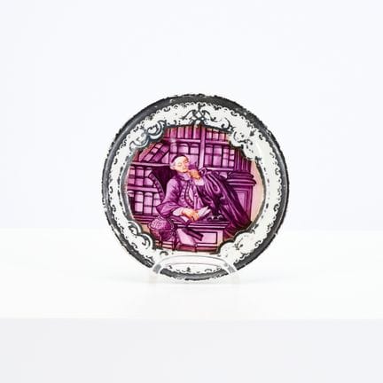 MEISSEN

Titre : Petite soucoupe en porcelaine ave