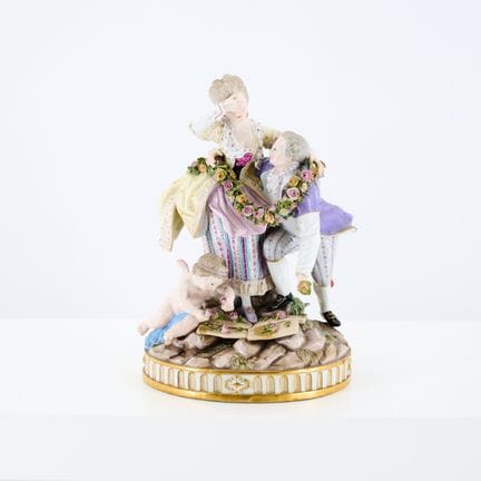 MEISSEN

Titre : Le pont brisé.
Date : Avant 1924.