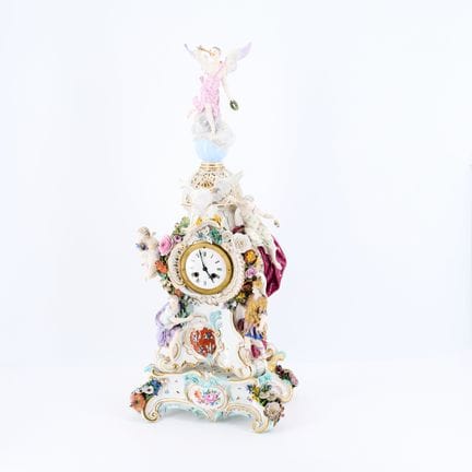 MEISSEN

Titre : Magnifique horloge en porcelaine 