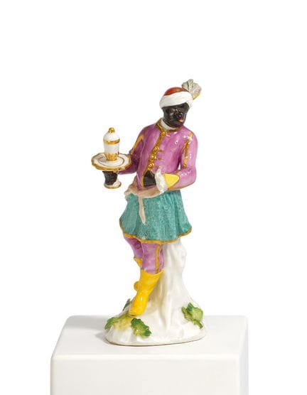 MEISSEN

Titre : Figurine de serviteur en porcelai