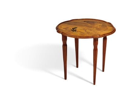 GALLÉ, ÉMILE
Nancy

Titre : Table basse ronde en n