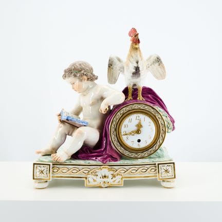 MEISSEN

Titre : Boîtier d'horloge en porcelaine o