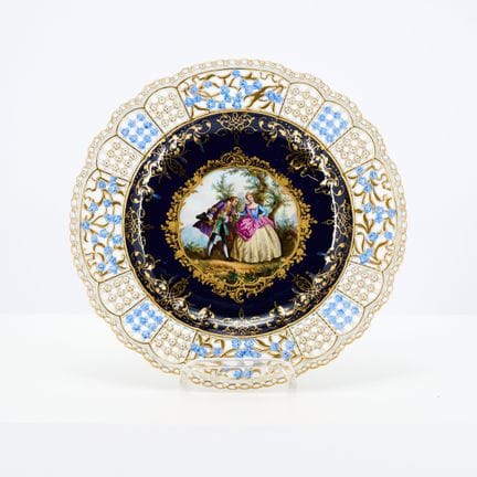 MEISSEN

Titre : Magnifique assiette décorative en