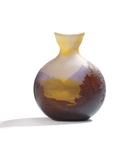 GALLÉ, ÉMILE
Nancy

Titre : Vase en verre « Paysag