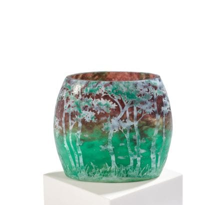 DAUM FRÈRES
Nancy

Titre : Vase en verre « Paysage