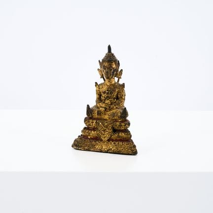 THAÏLANDE

Titre : Petit Bouddha en bronze assis s