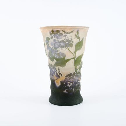 GALLÉ, ÉMILE
Nancy

Titre : Vase à fond en verre «