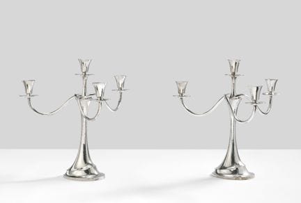 ROTH, EMMY 

Titre : Paire de chandeliers à quatre