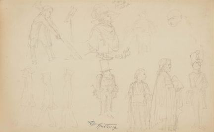 SPITZWEG, CARL
1808 Munich–1885 Munich

Title: Fig