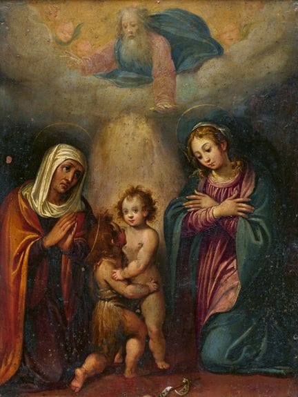 SIENESE SCHOOL
16th / 17th c.

Title: Madonna with