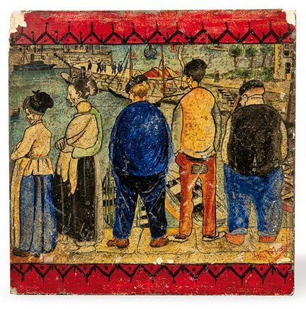 BRUNO DOMBON 
 Ceramist, León, 20th Century 
 
 Fi