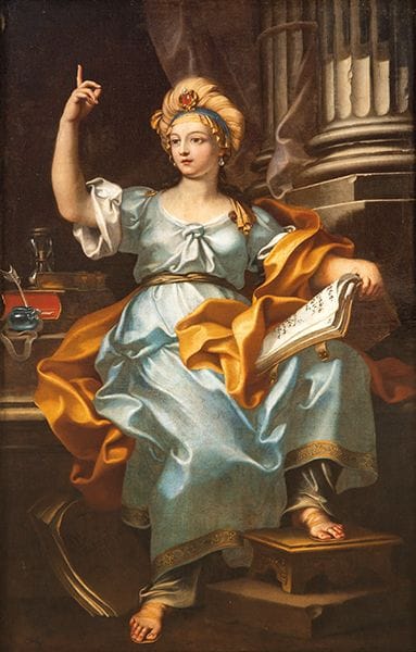 École génoise, XVIIIe siècle 
 
 La Sibylle persan