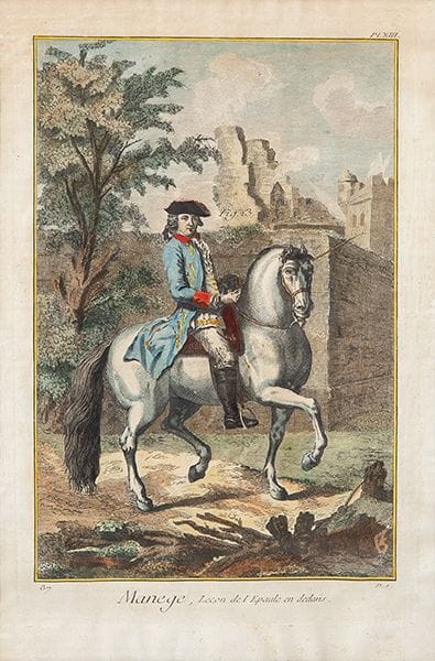 ROBERT BENARD 
 Paris 1734 - vers 1777 
 
 Manège 