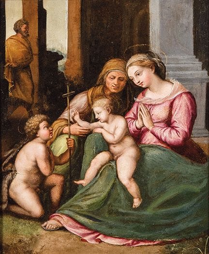 ÉCOLE ITALIENNE DU XVIIe SIÈCLE 
 
 Vierge de l'Am