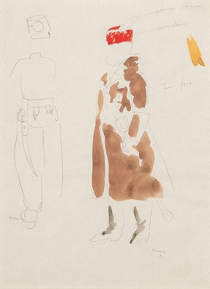 PEDRO PRUNA 
 Barcelone, 1904-1977 
 
 Red Cap. (C